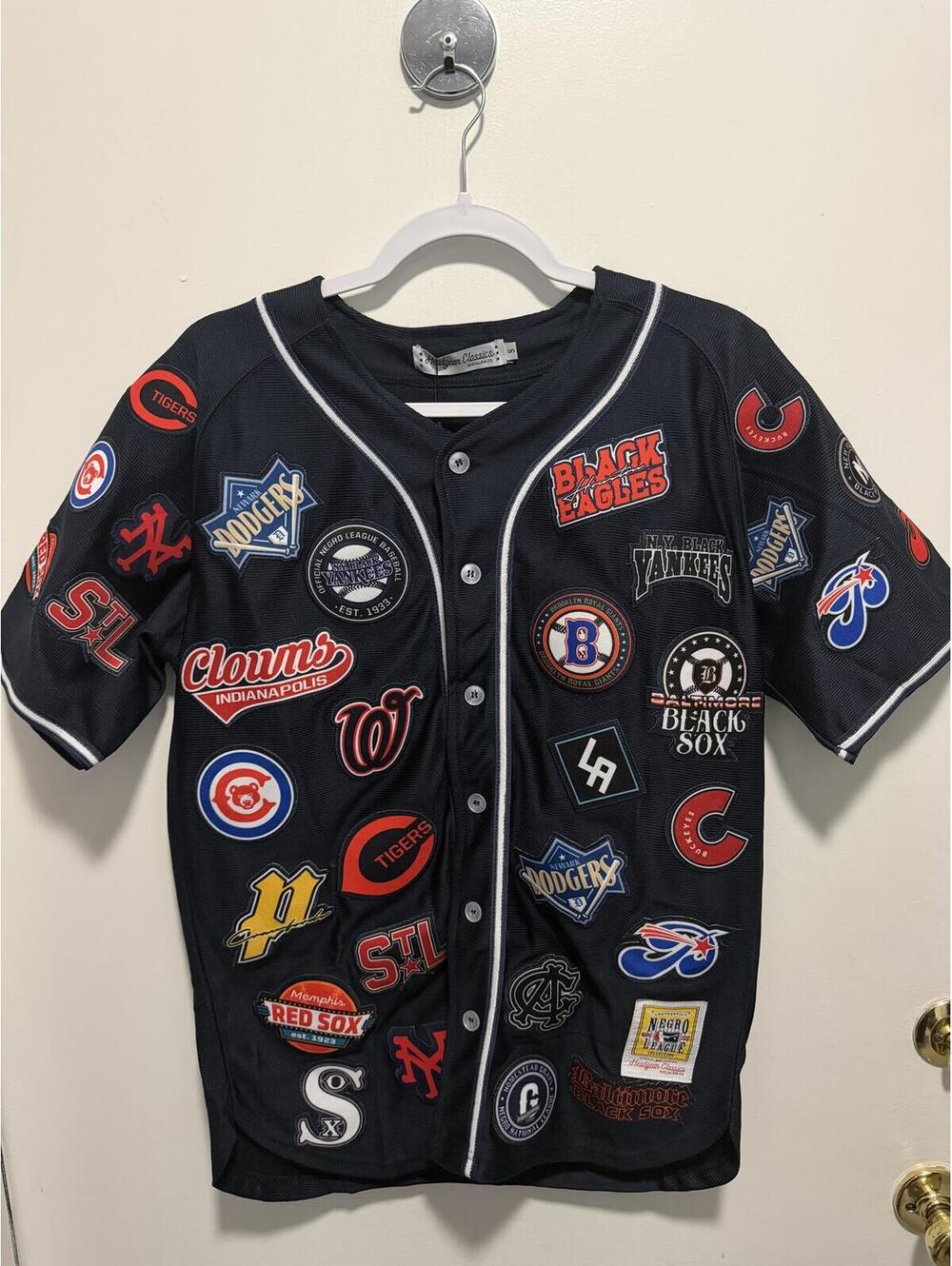 Headgear Classics Negro League Collage Jersey Navy Size S
